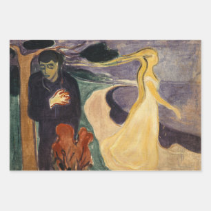 Edvard Munch - Trennung Geschenkpapier Set