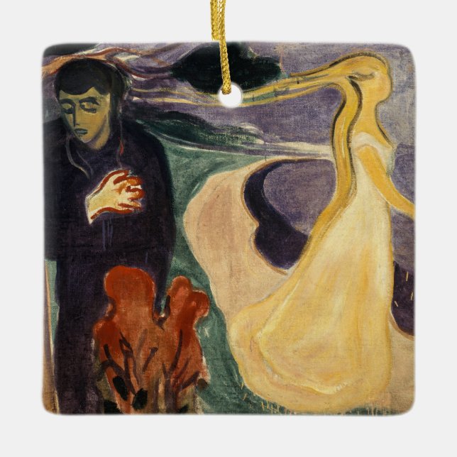 Edvard Munch - Trennung Keramikornament (Vorderseite)