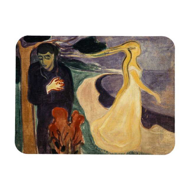 Edvard Munch - Trennung Magnet (Horizontal)
