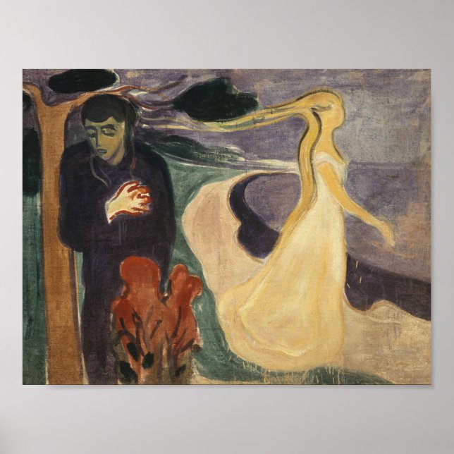Edvard Munch - Trennung Poster (Vorne)