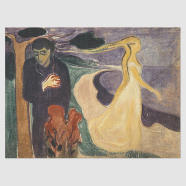 Edvard Munch - Trennung Seidenpapier (Vorderseite)