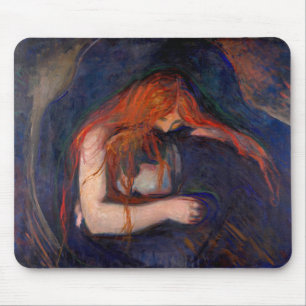 Edvard Munch - Vampir / Liebe und Schmerz Mousepad