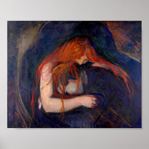 Edvard Munch - Vampire / Liebe und Schmerz Poster