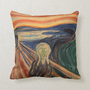 Edvard Munch verkörpert die Screenmalerei Kissen