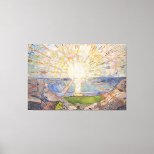Edvard Munch Wandgemälde Die Sonne (Solen) (1911) Leinwanddruck