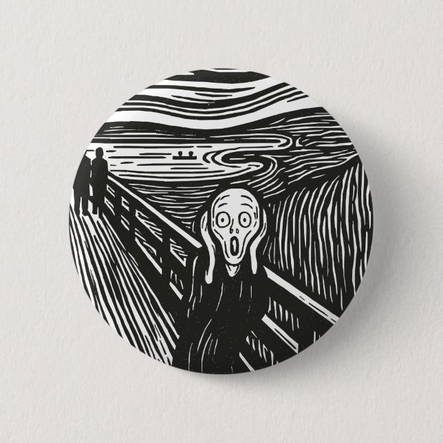 Edvard Munch's Scream Button (Vorderseite)