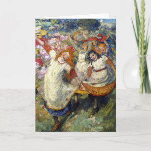 Edward Atkinson Hornel - Der Tanz des Frühlings Karte