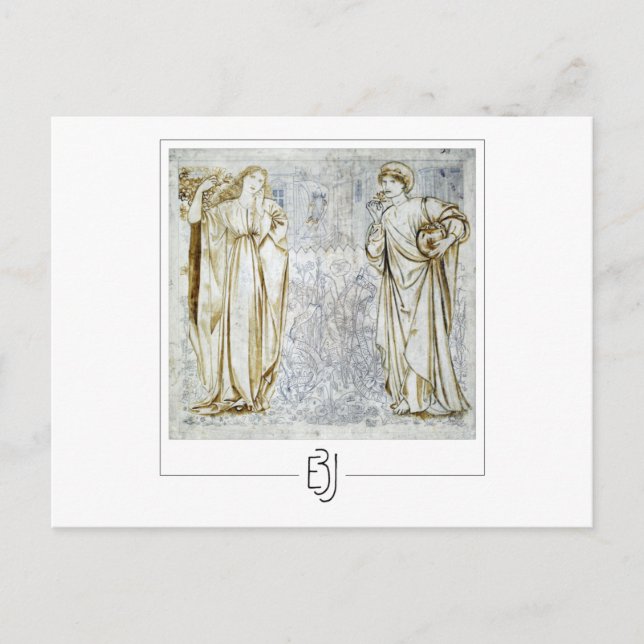 Edward Burne-Jones #92 - Fine Art Postcard Postkarte (Vorderseite)