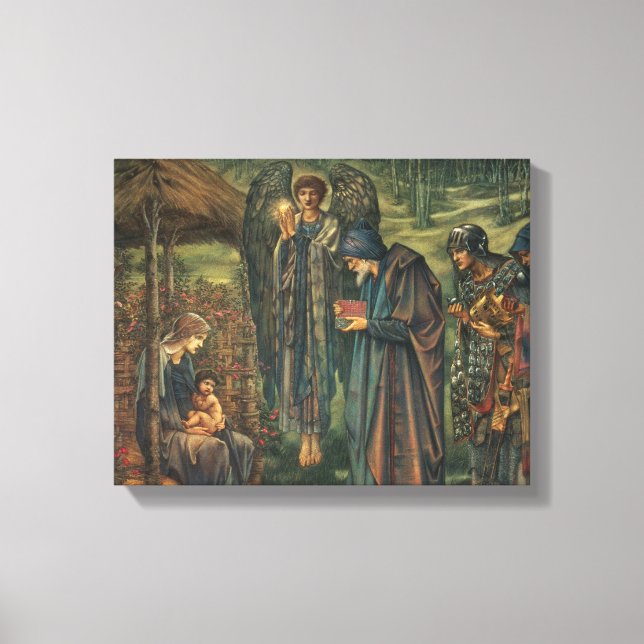Edward Burne-Jones - Der Star von Bethlehem Leinwanddruck (Vorderseite)