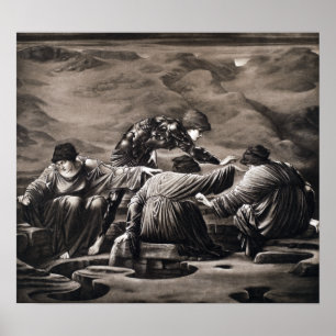 Edward Burne-Jones Perseus und der Graeae Poster