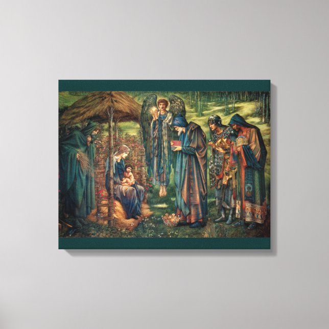 Edward Burne-Jones: Star von Bethlehem Leinwanddruck (Vorderseite)