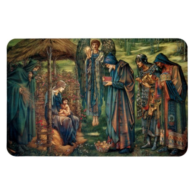 Edward Burne-Jones: Star von Bethlehem Magnet (Horizontal)