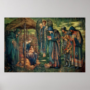 Edward Burne-Jones: Star von Bethlehem Poster