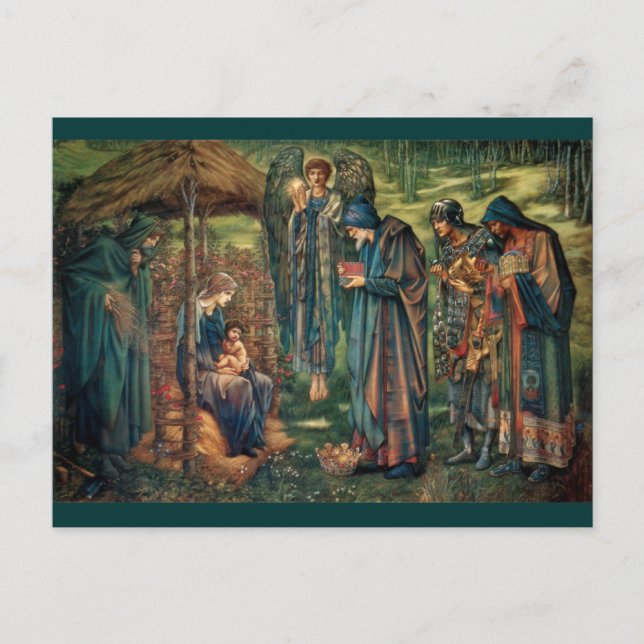 Edward Burne-Jones: Star von Bethlehem Postkarte (Vorderseite)