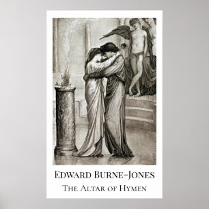 Edward Burne-Jones The Altar von Hymen Poster