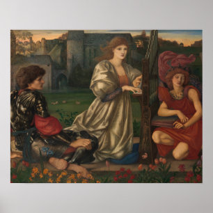 Edward Burne-Jones - The Liebe Song Poster