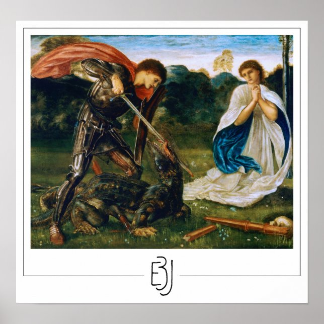 Edward Burne-Jones Zedign Art Poster #101 (Vorne)