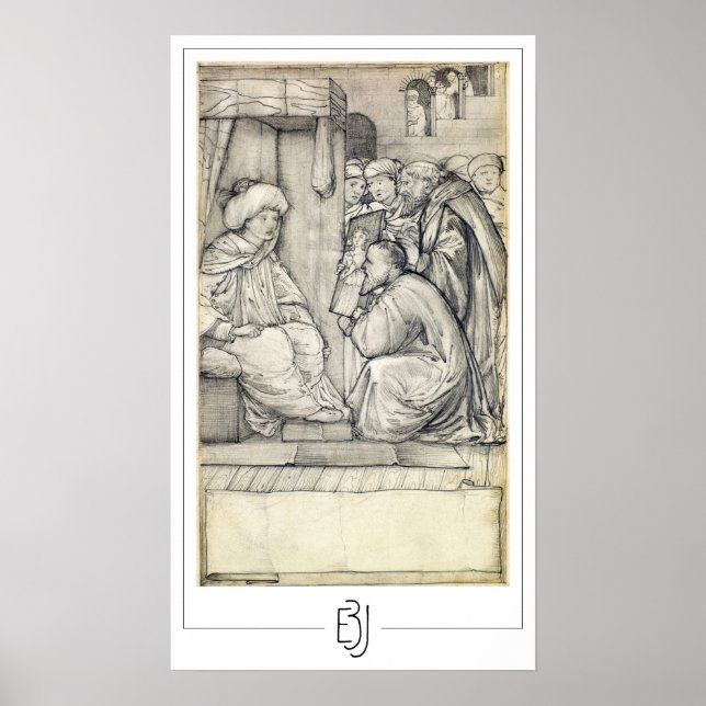 Edward Burne-Jones Zedign Art Poster #139 (Vorne)