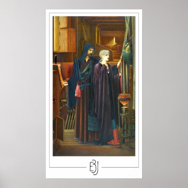Edward Burne-Jones Zedign Art Poster #21 (Vorne)