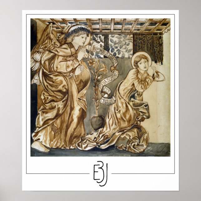 Edward Burne-Jones Zedign Art Poster #29 (Vorne)