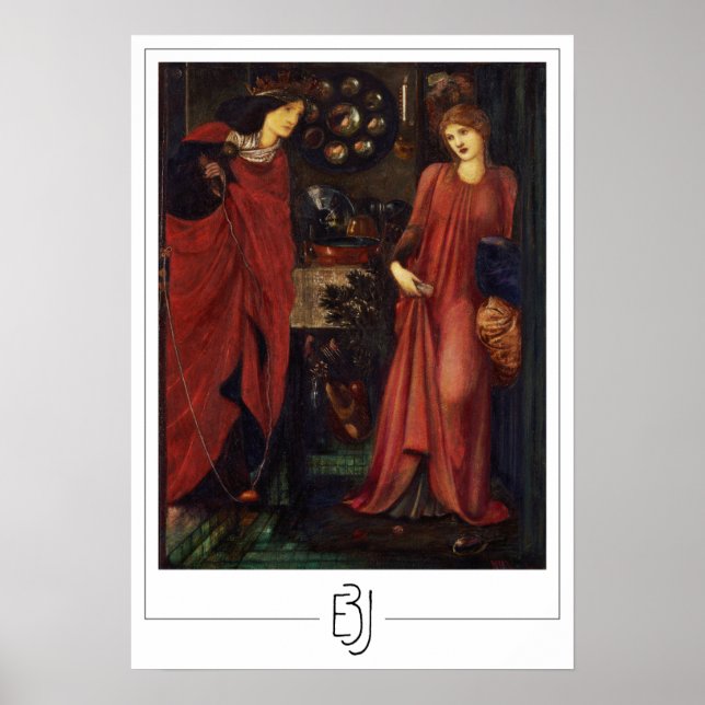 Edward Burne-Jones Zedign Art Poster #5 (Vorne)