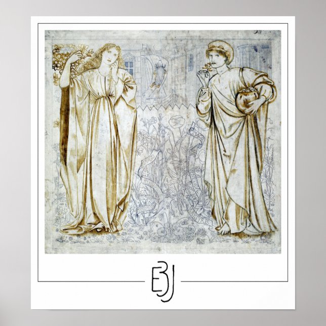 Edward Burne-Jones Zedign Art Poster #92 (Vorne)