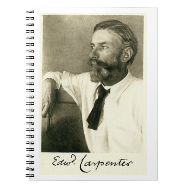 Edward Carpenter Notebook Notizblock (Vorderseite)