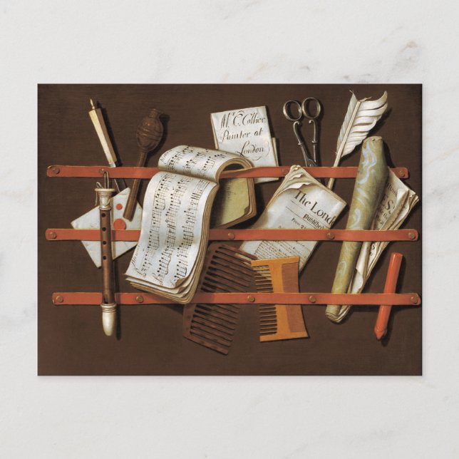 Edward Collier - Letter-Rack Postkarte (Vorderseite)