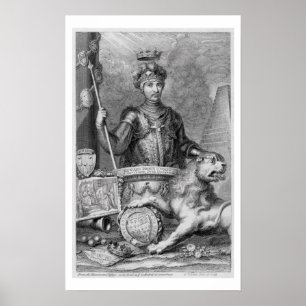 Edward Der Schwarze Prinz (1330-76) nach dem Klost Poster