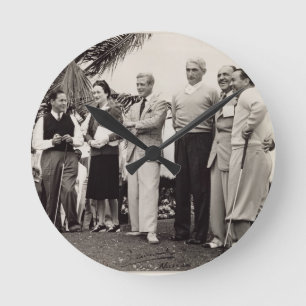 Edward, Duke of Windsor (1894-1972) and Wallis, Du Runde Wanduhr