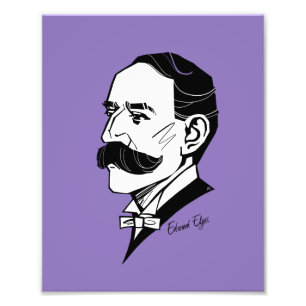 Edward Elgar Fotodruck