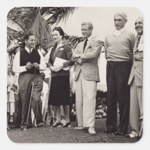 Edward, Herzog von Windsor (1894-1972) und von Quadratischer Aufkleber