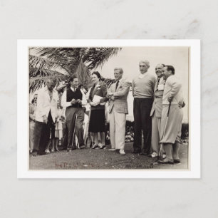 Edward, Herzog von Windsor (1894-1972) und Wallis, Postkarte