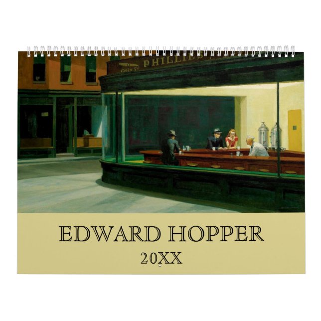 Edward Hopper Art Paintings Vintag Kalender (Titelbild)