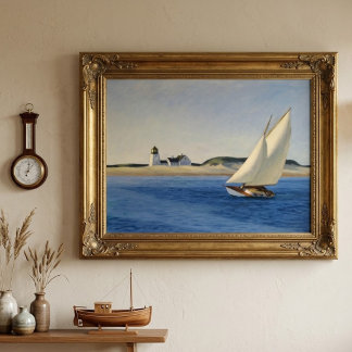 Edward Hopper Vintage-Kunstplakat Poster