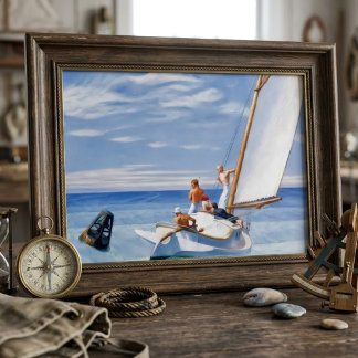 Edward Hopper Vintage-Kunstplakat Poster