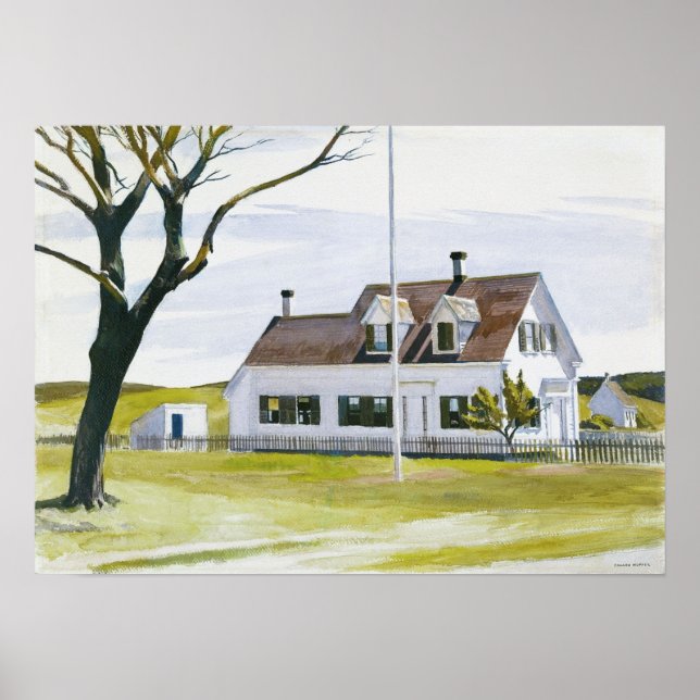 Edward Hopper Wall Art Design Poster (Vorne)