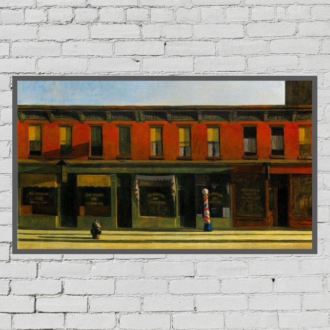 Edward Hopper Wall Decoder Print Poster (Von Creator hochgeladen)