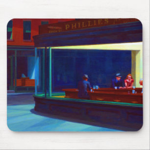 Edward HopperNighthawks Mousepad