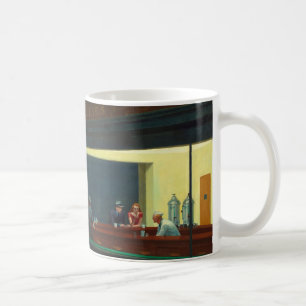 Edward Hoppers "Nighthawks" Kaffeetasse