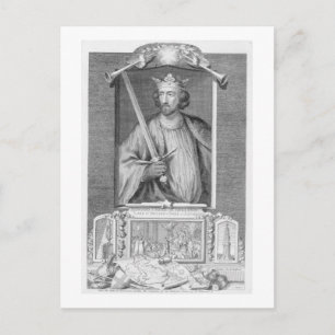 Edward I (1239-1307) King of England von 1272, af Postkarte