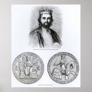 Edward II gezeichnet aus dem Grab Poster