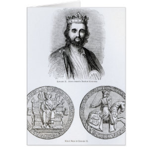 Edward II gezeichnet vom Grab