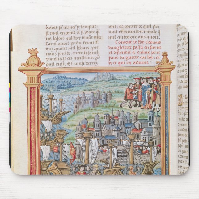 Edward IV von England-Landung in Calais Mousepad (Vorne)