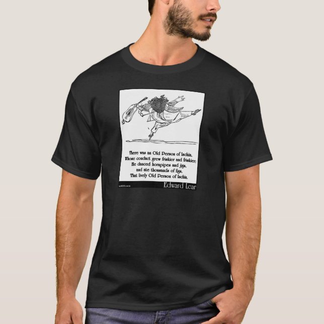 Edward Lear alte Person von IschiaLimerick T-Shirt (Vorderseite)