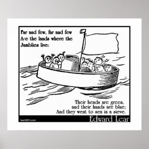 Edward Lears Jumblies Poster