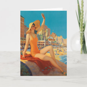 Edward Mason Eggleston Atlantic City Beach Karte