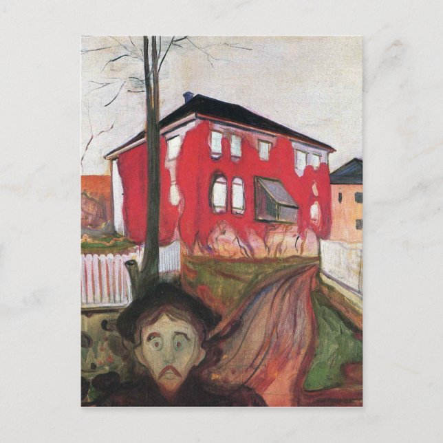 Edward Munch Art Painting Postkarte (Vorderseite)