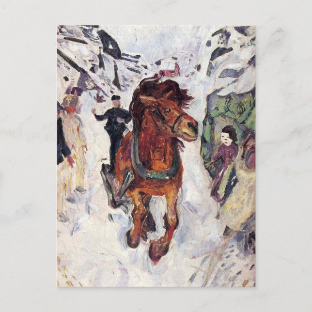 Edward Munch Art Painting Postkarte (Vorderseite)