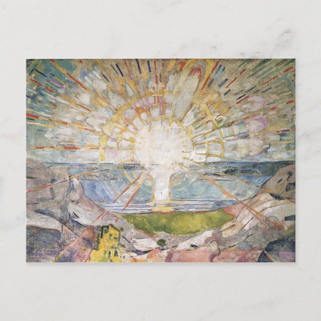 Edward Munch Art Painting Postkarte (Vorderseite)